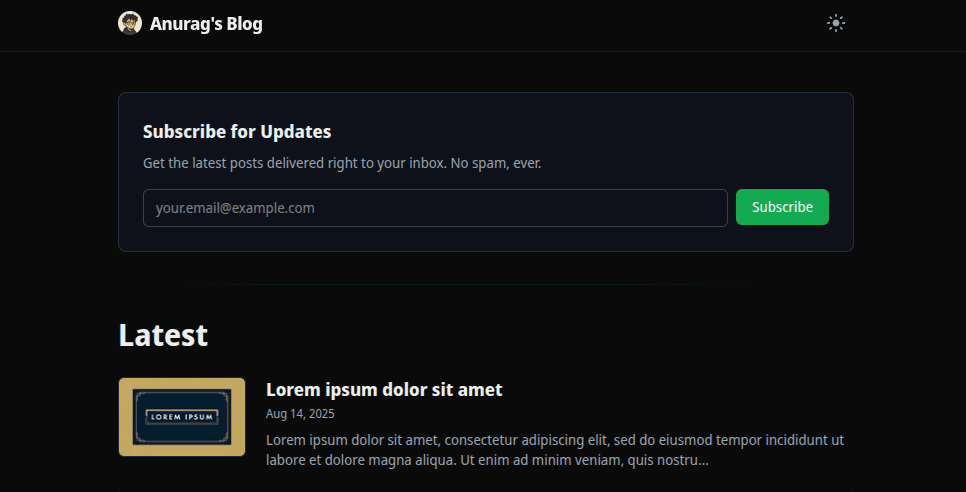 DevJournal - Blog for Everyone