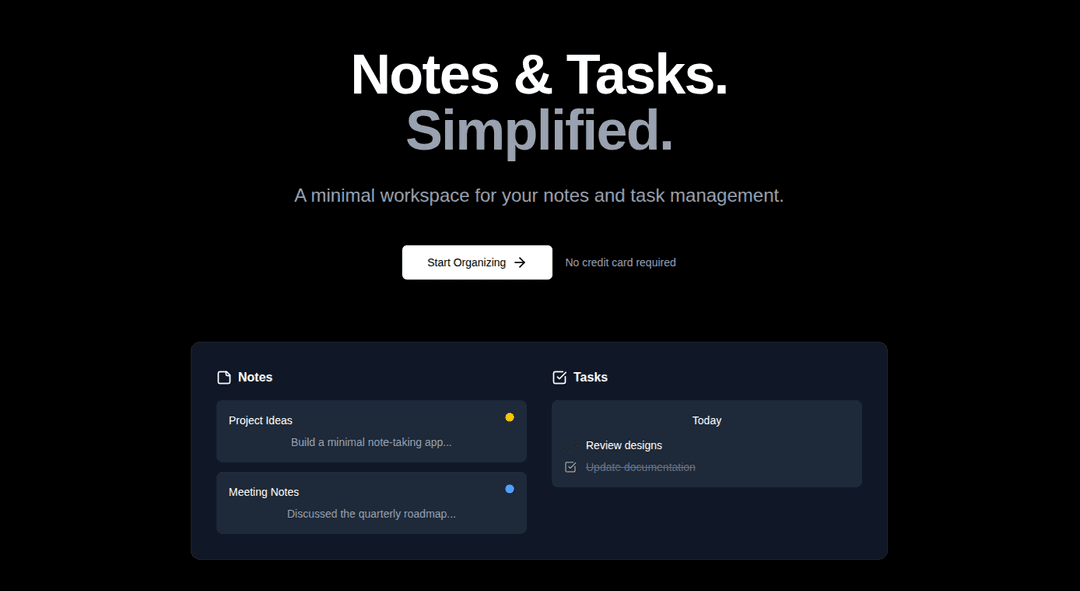Tarea - Organize Smarter